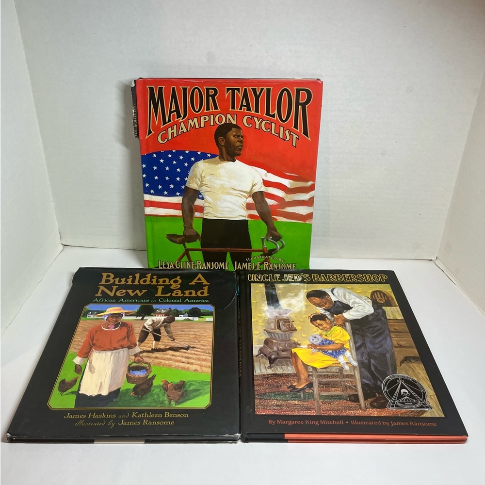 VINTAGE BOOK LOT (3) AFRICAN-AMERICAN BLACK HISTORY (GREAT CONDITION) YOUTH/TEEN